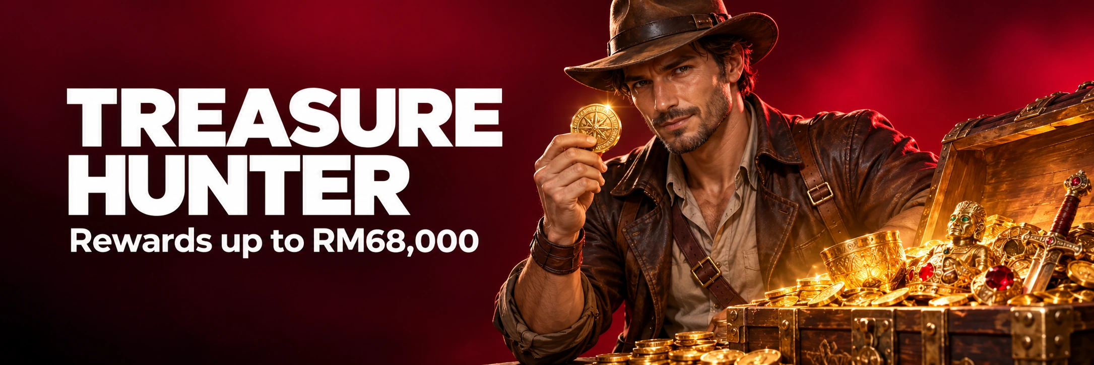 Lucky 365 Treasure Hunter promotion banner